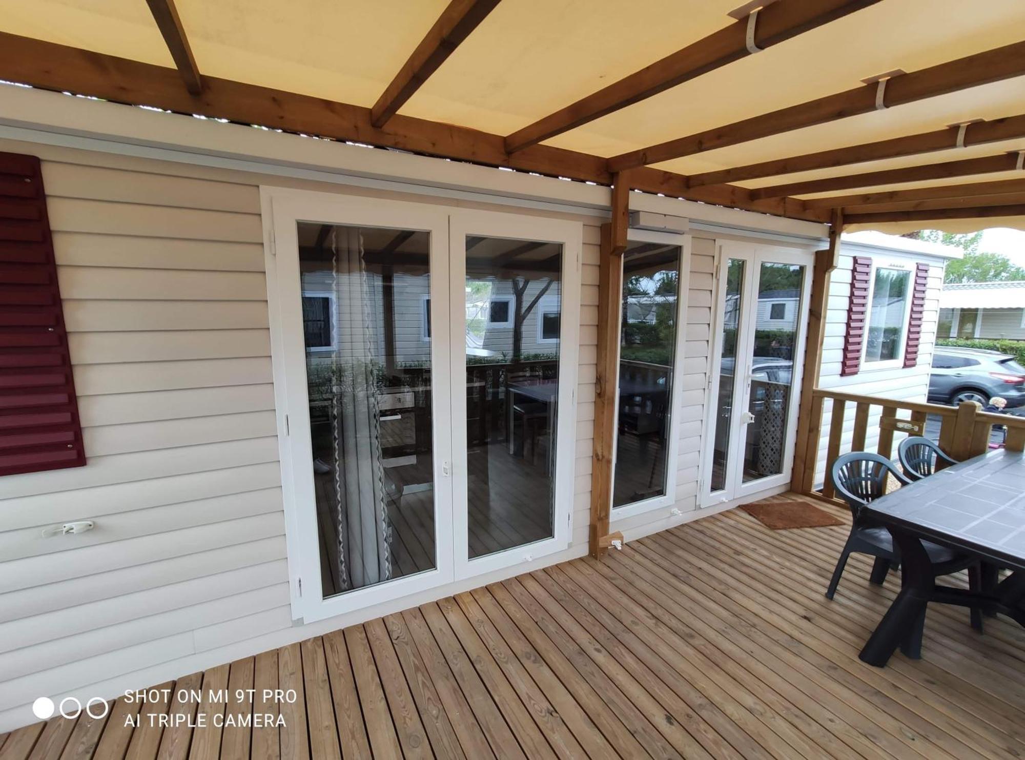Mobilehome 8 Personnes Avec Clim Situe Aux Sables Du Midi 瓦尔拉普拉日 外观 照片